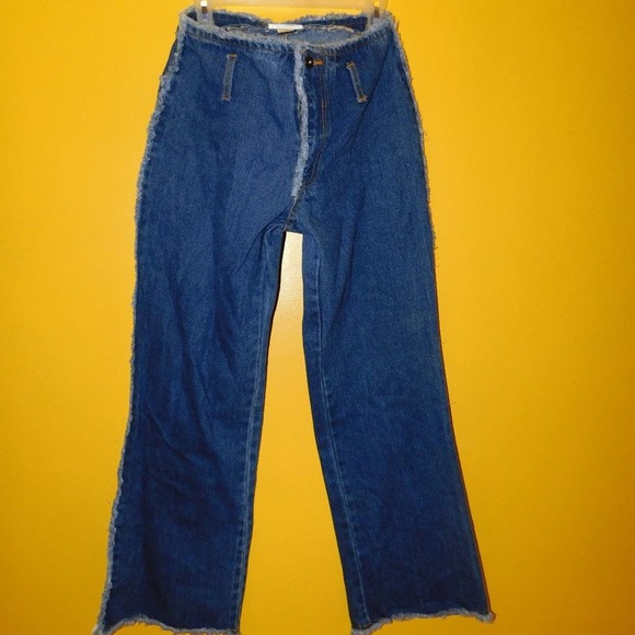 Committed frayed waist, seams & hem denim jeans - Picture 5 of 7